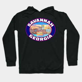 Savannah Georgia Vintage Travel Vacation Luggage Hoodie